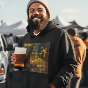 Midnight In A Bottle - Champion Hoodie