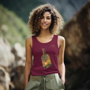 Midnight In A Bottle - Women's Ideal Racerback Tank