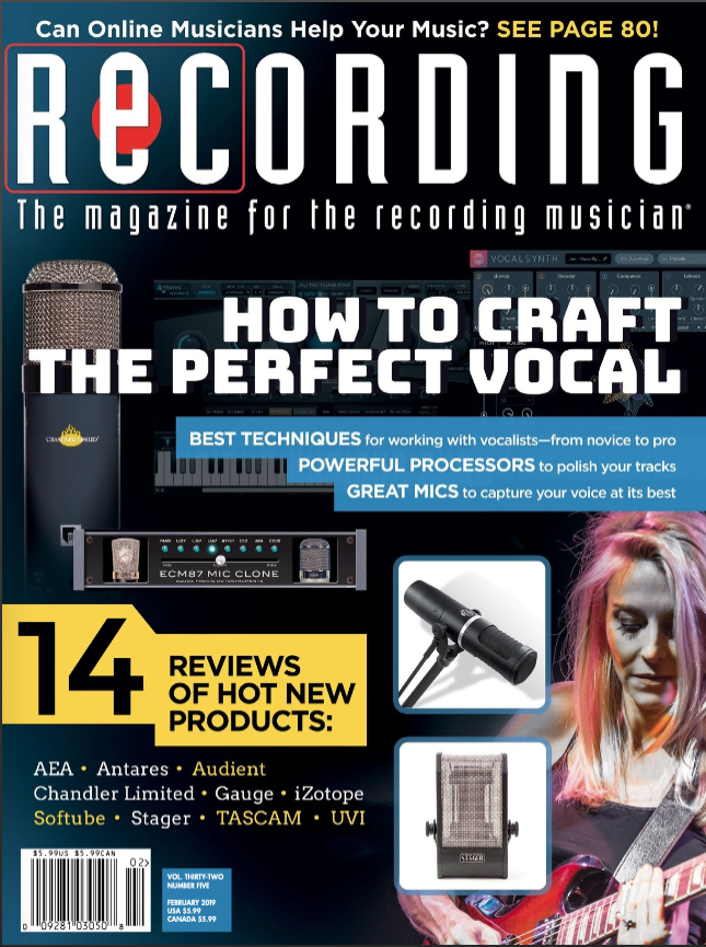 RECORDING Magazine - Cass Clayton Raises Her Voice